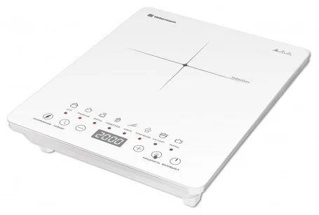 HEBERMANN HBIC 1103 настольная индукционная плитка, однокомфорочная, сенсорная, белая 2