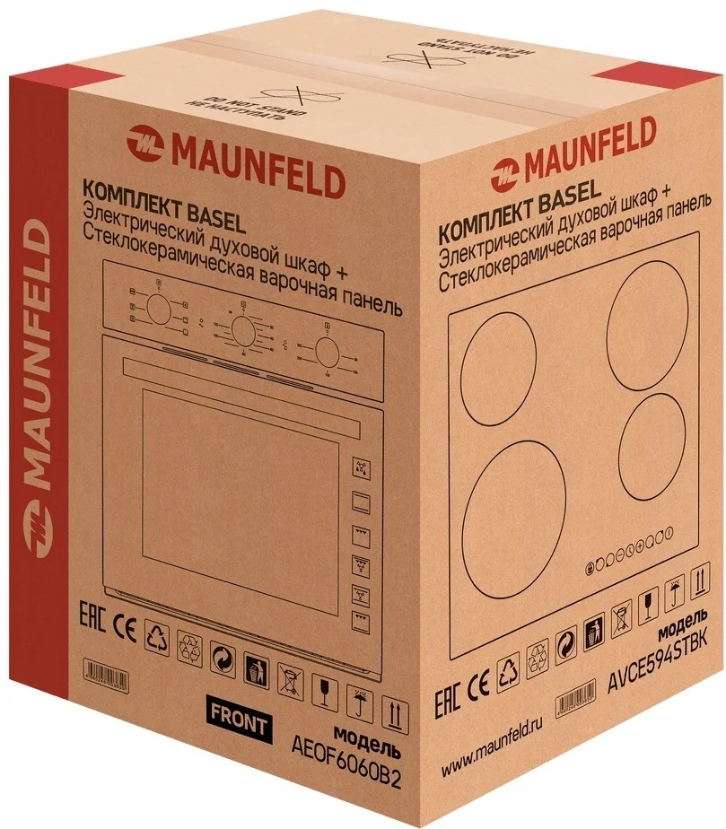 Комплект MAUNFELD Basel (Духовой шкаф AEOF6060B2 - 1шт., Варочная панель AVCE594STBK -1 шт.) 20