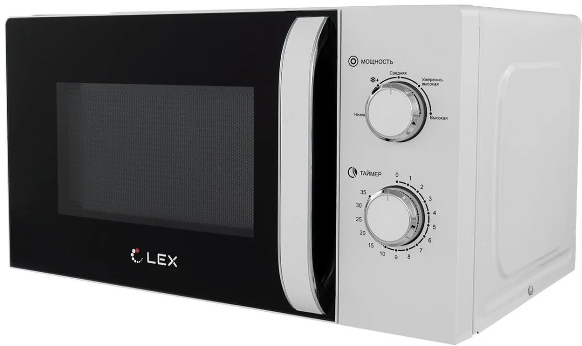 LEX FSMO 20.03 WH (20л, механика) микроволновая печь 2