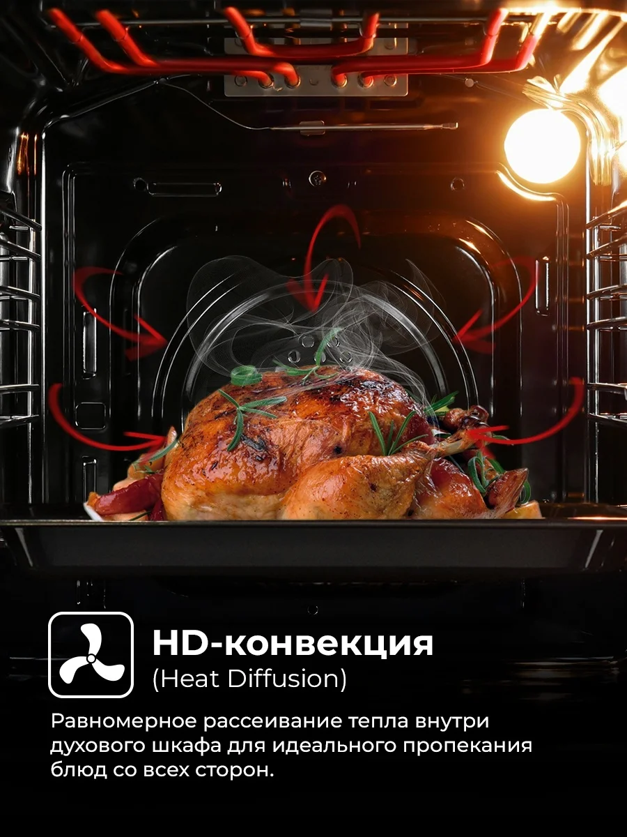 LEX EDM 4575 WH Духовой шкаф 5
