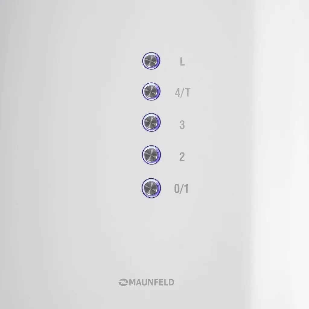 Кухонная вытяжка maunfeld lee wall 39 белый 9