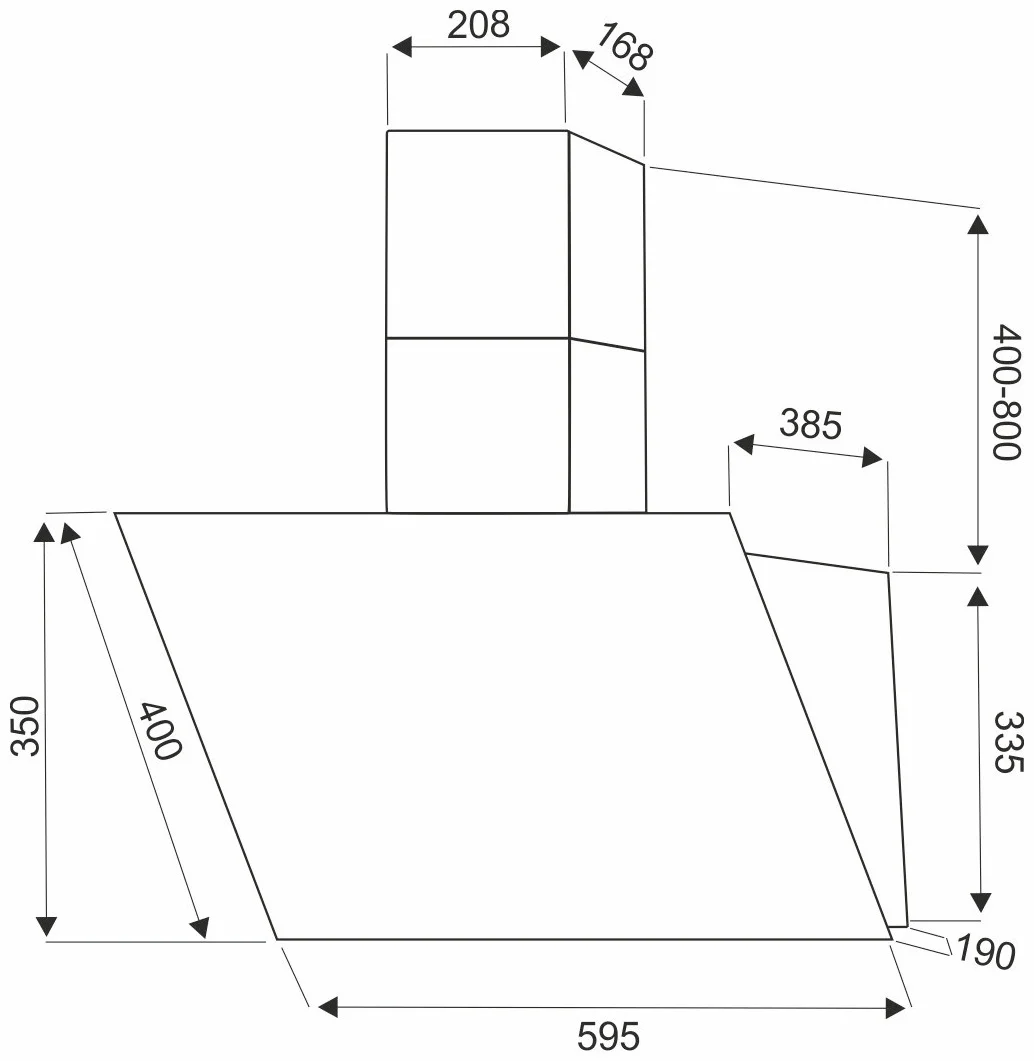 Вытяжка кухонная EXITEQ EX-1156 black, , шт 12