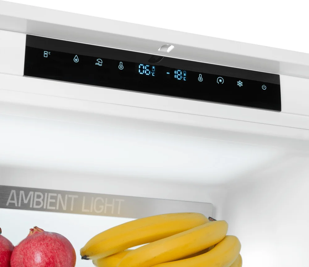 Холодильник-морозильник встраиваемый MAUNFELD MBF17754NFWHGR LUX Inverter 8