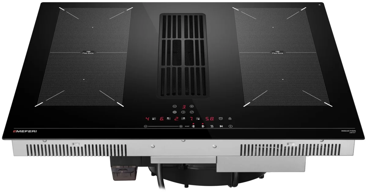 Варочная панель индукционная с вытяжкой XSMART75BK COMFORT 4