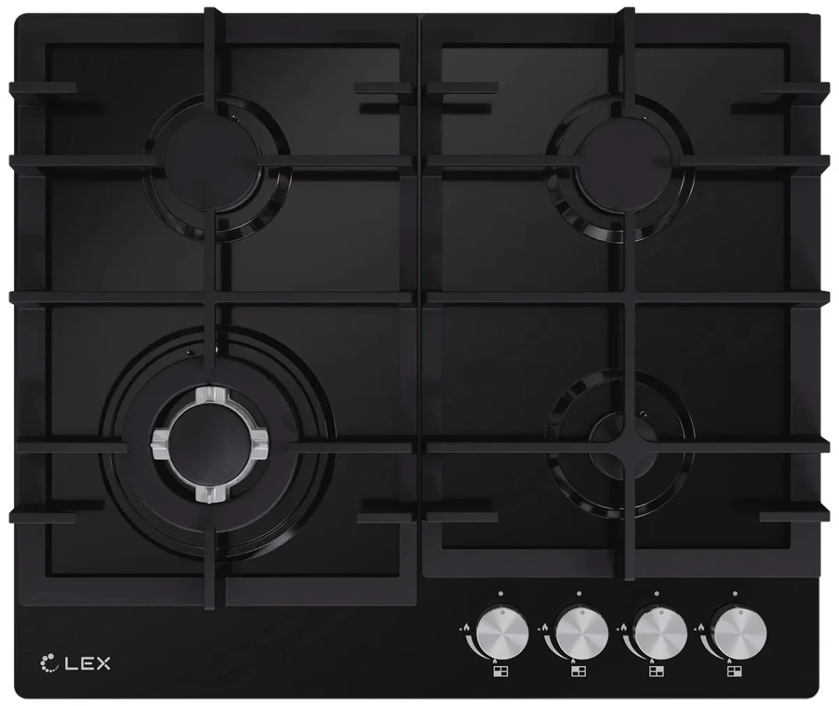 LEX GVE 642 BL  MATT EDITION газовая панель