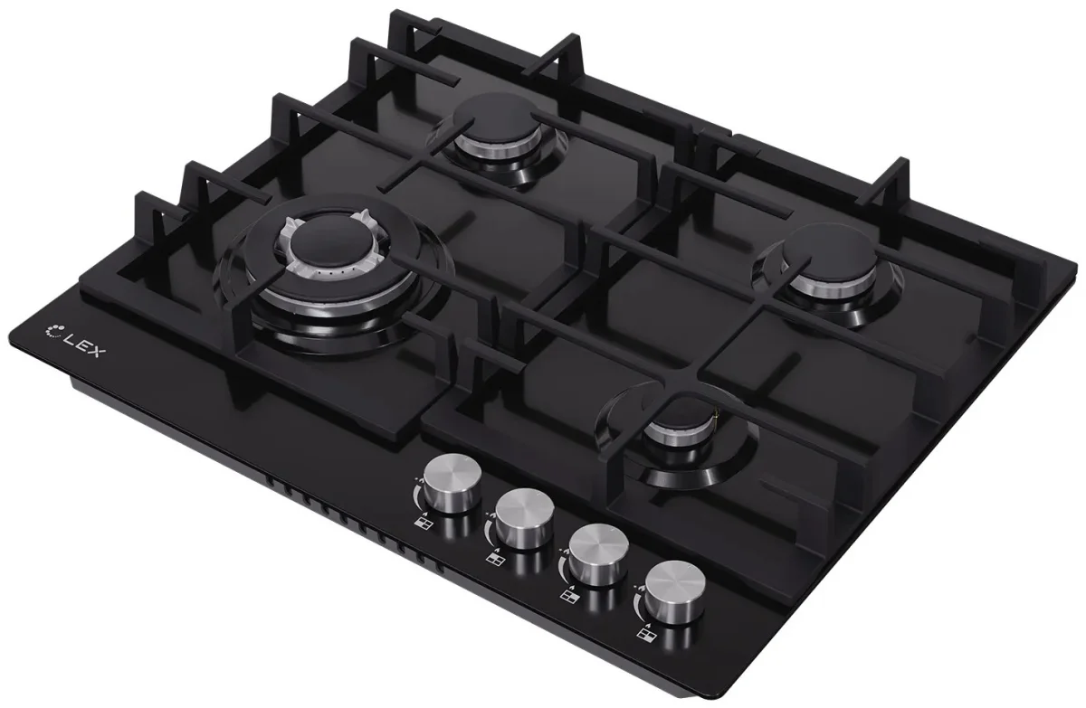 LEX GVE 642 BL  MATT EDITION газовая панель 2