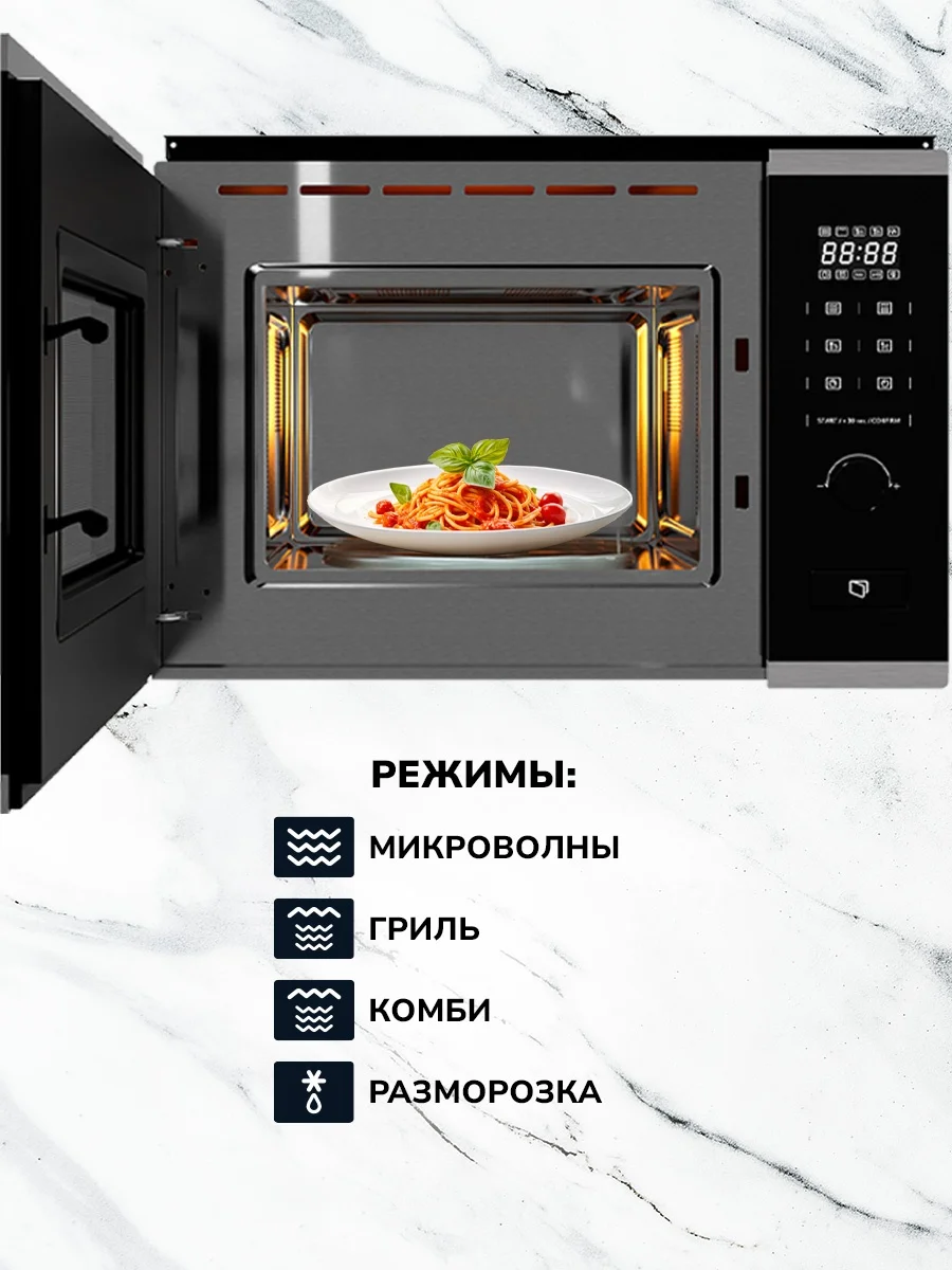 MILLEN MBW 381 IX микроволновая печь 5