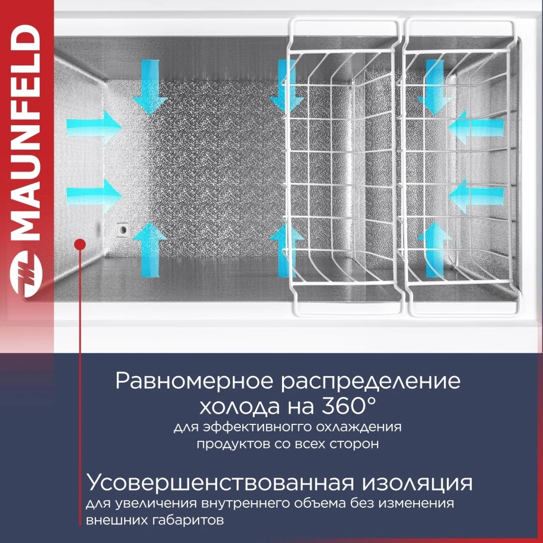 Морозильный ларь MAUNFELD MFL200W 14