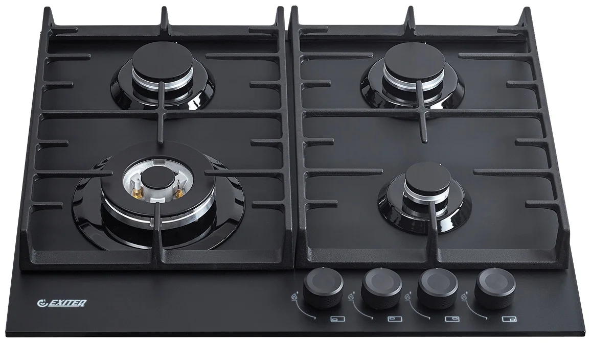 Встр-ая варочная газовая поверхность EXITEQ EXH-207 black, , шт 7