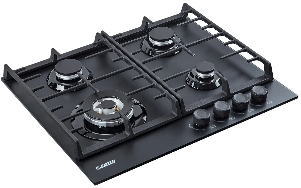 Встр-ая варочная газовая поверхность EXITEQ EXH-207 black, , шт 8