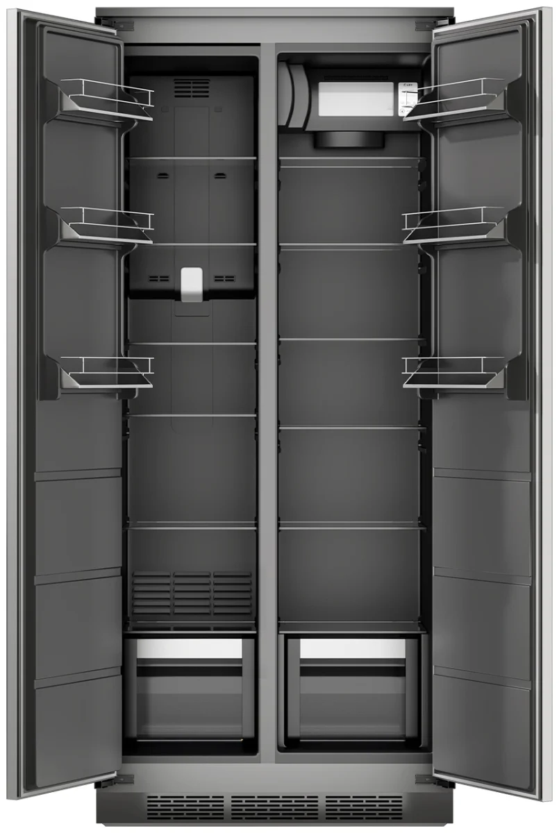 LEX LBI400SB Grey - встраиваемый двухкамерный холодильник 2