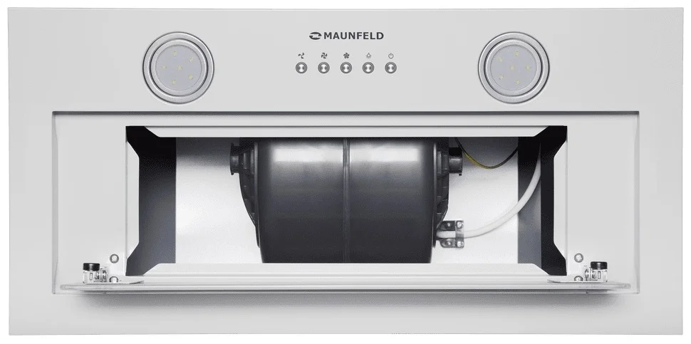 Кухонная вытяжка MAUNFELD TRAPEZE 602IG белый 14