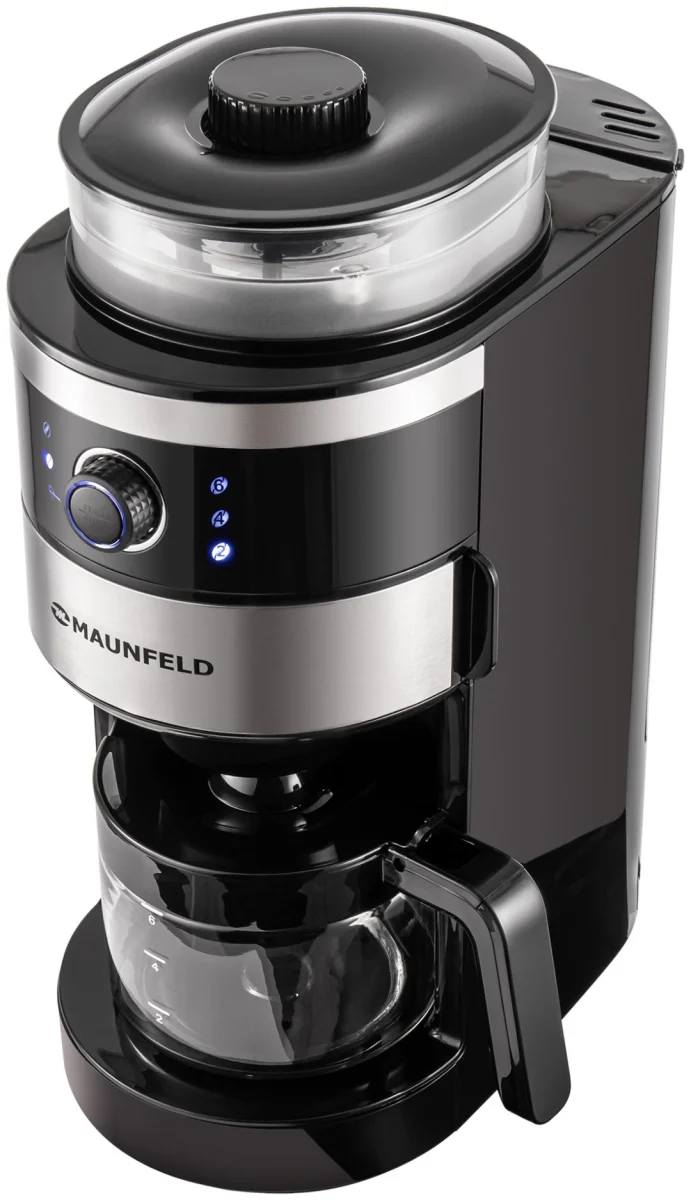 Кофемашина капельного типа maunfeld mf-731bk 2