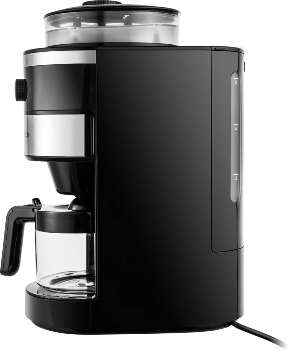 Кофемашина капельного типа maunfeld mf-731bk 4