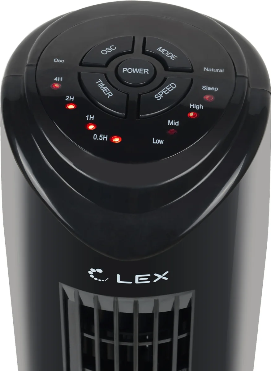 LEX LXFC 8365 32 вентилятор-колонна, ПДУ, черный 2