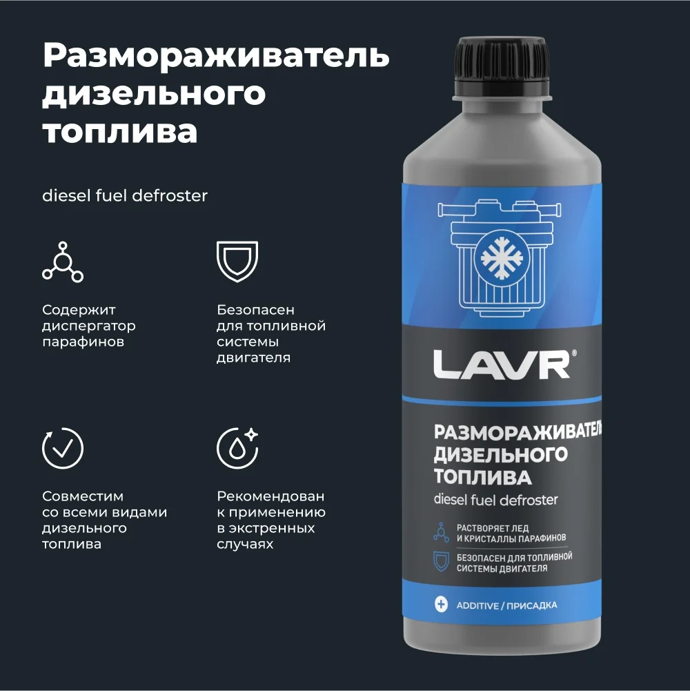 Размораживатель диз.топл. Ln2133 500мл 3