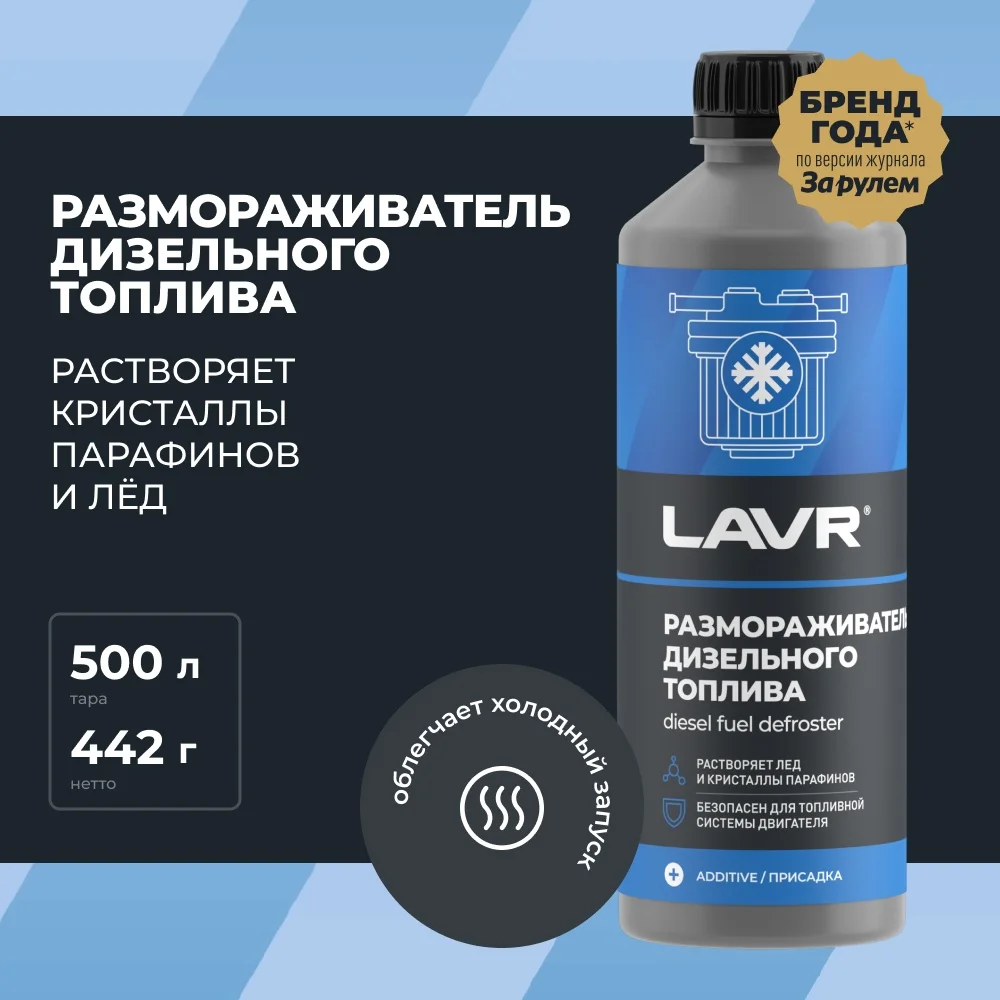 Размораживатель диз.топл. Ln2133 500мл 4