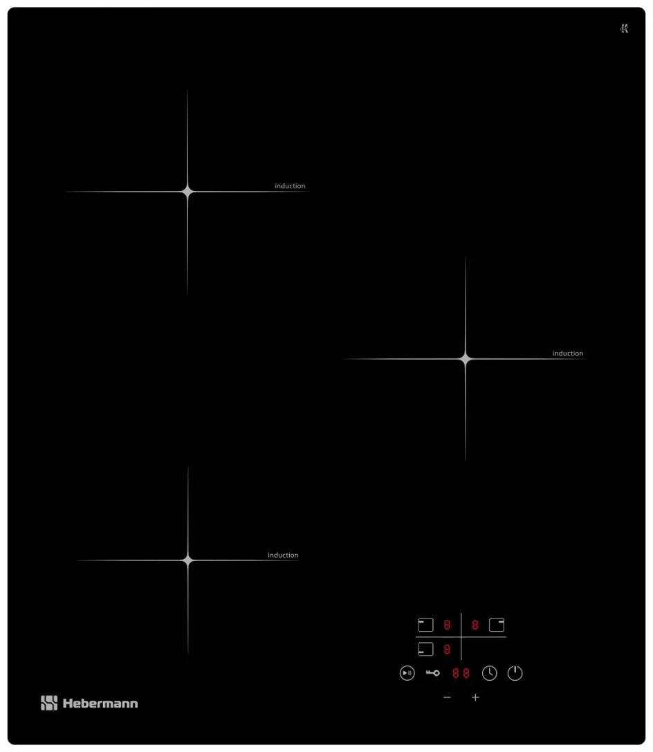 HEBERMANN HBKI 4530.1 B панель индукционная