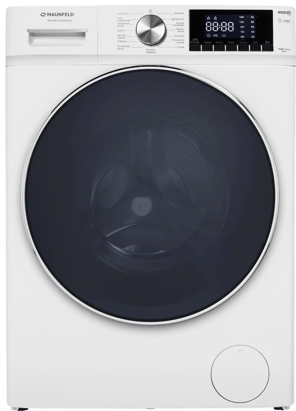 Стиральная машина c инвертором maunfeld mfwm1410wh02 5