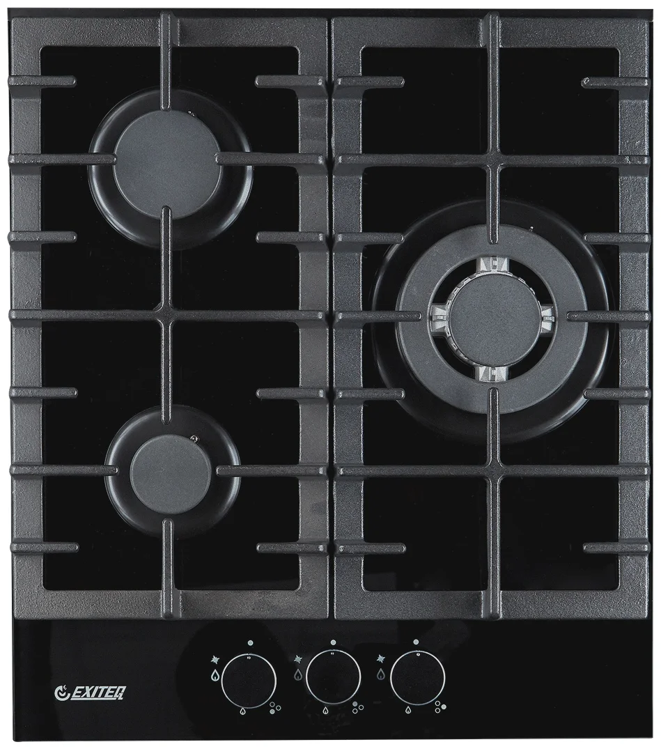 Встр-ая варочная газовая поверхность EXITEQ EXH-211 black, , шт