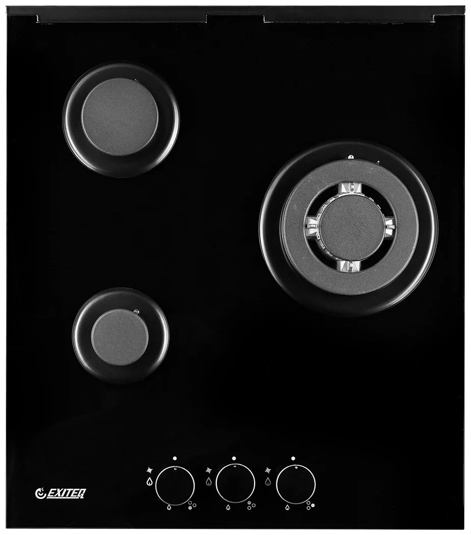 Встр-ая варочная газовая поверхность EXITEQ EXH-211 black, , шт 2