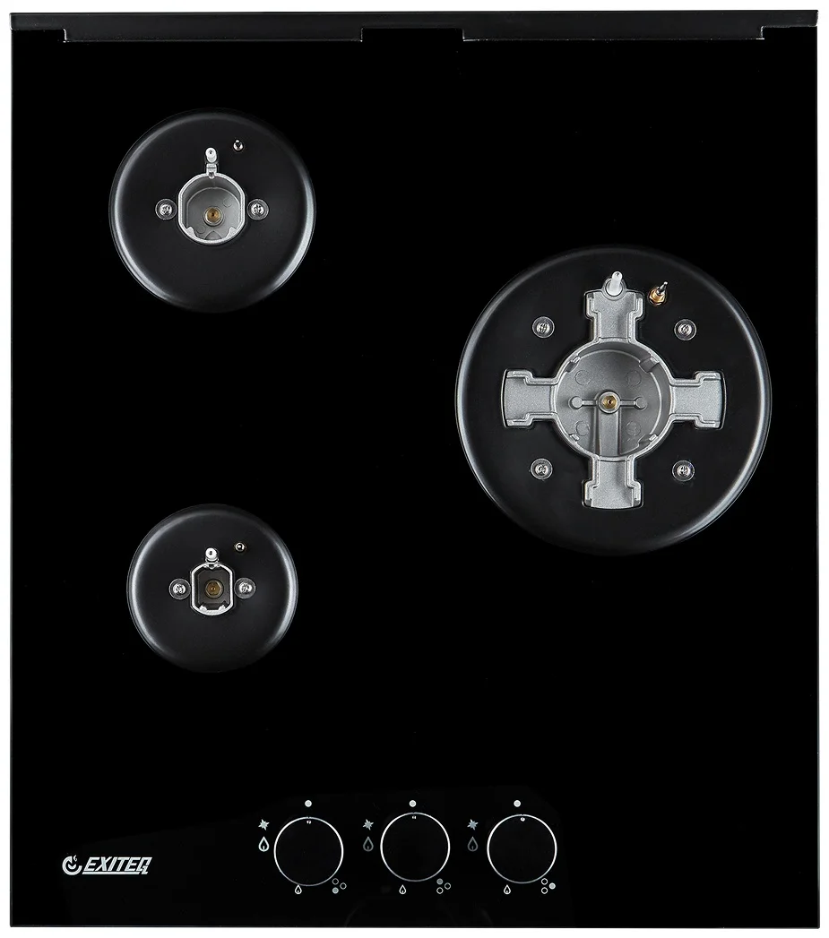 Встр-ая варочная газовая поверхность EXITEQ EXH-211 black, , шт 4