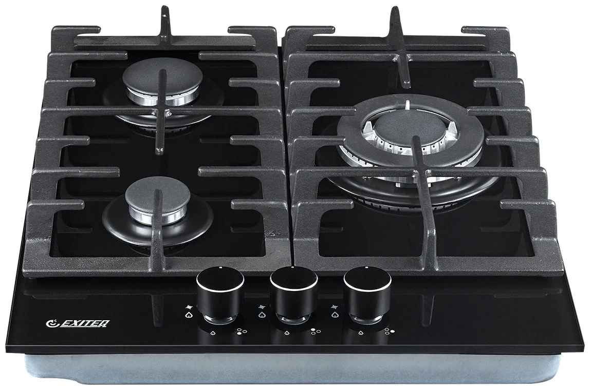 Встр-ая варочная газовая поверхность EXITEQ EXH-211 black, , шт 5