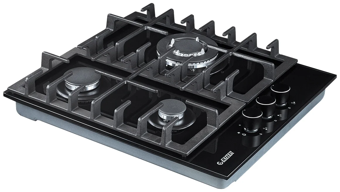 Встр-ая варочная газовая поверхность EXITEQ EXH-211 black, , шт 6