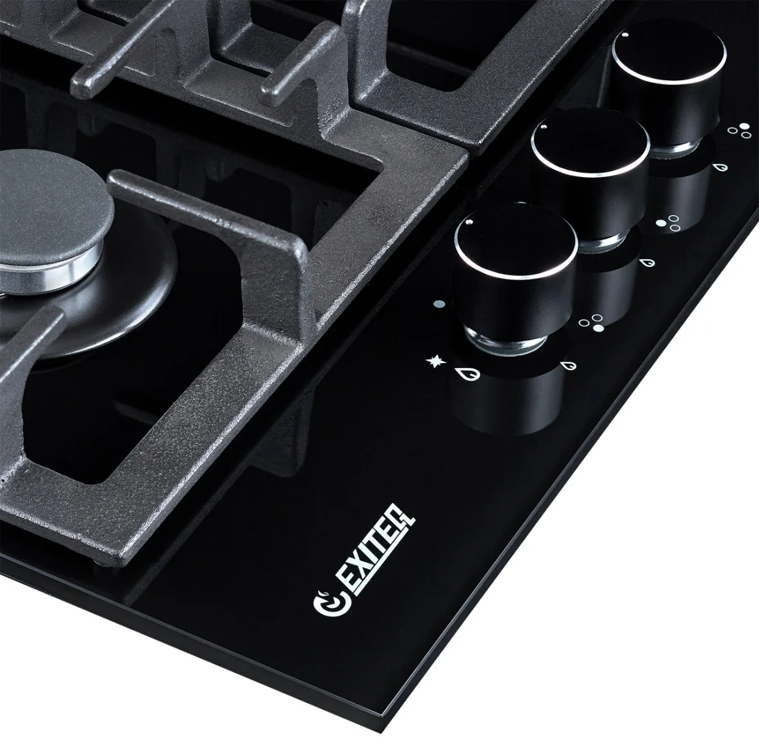 Встр-ая варочная газовая поверхность EXITEQ EXH-211 black, , шт 7