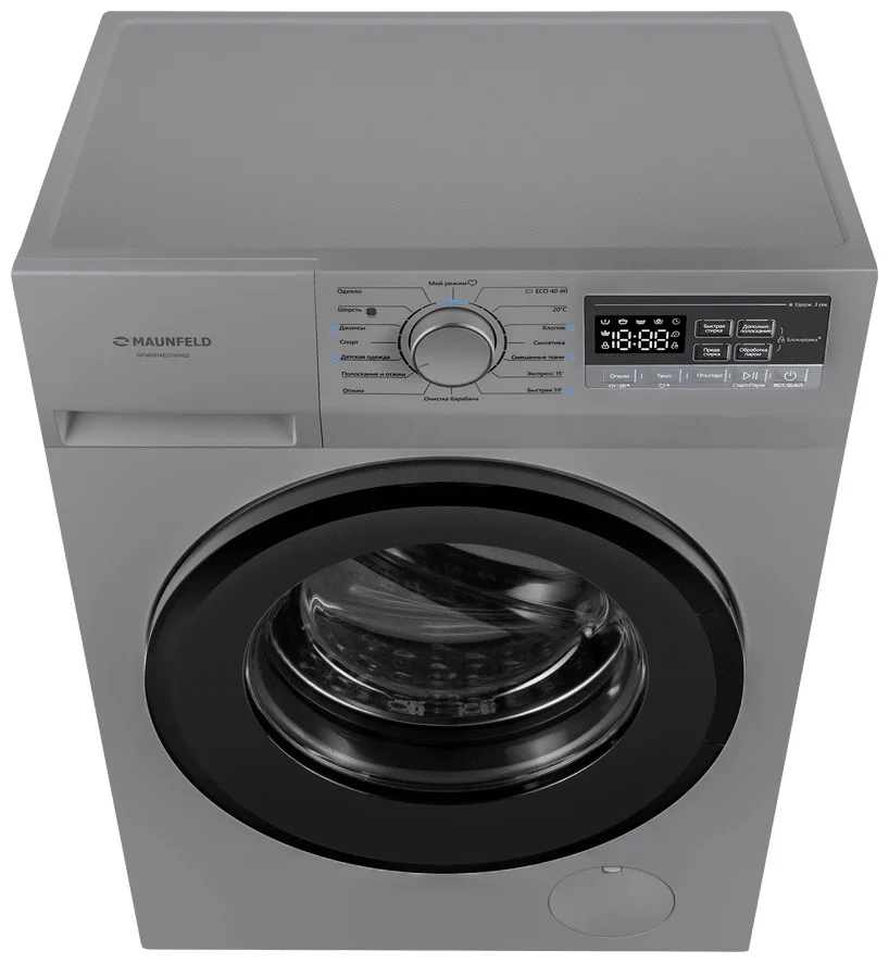 Стиральная машина c инвертором и паром MAUNFELD MFWM148STSL02 5
