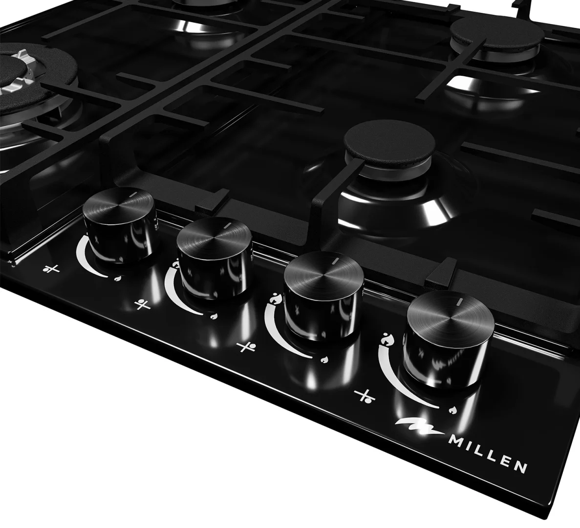 MILLEN MGH 602 BL газовая варочная панель 6