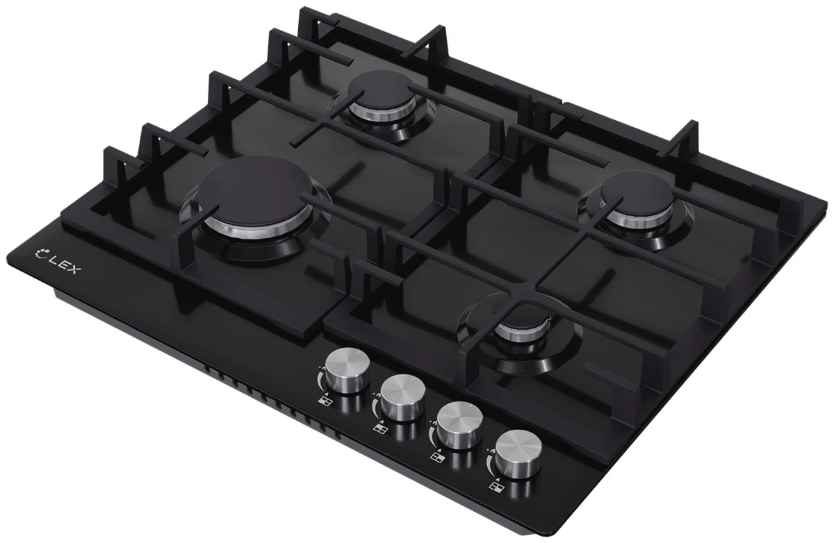 LEX GVE 641 BL MATT EDITION газовая панель