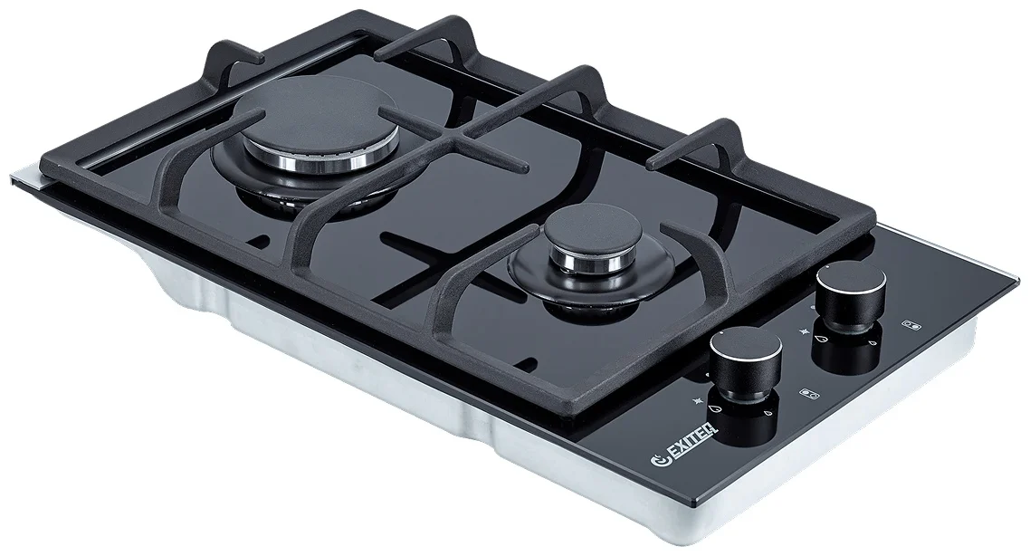 Встр-ая варочная газовая поверхность EXITEQ EXH-210 black, , шт 2