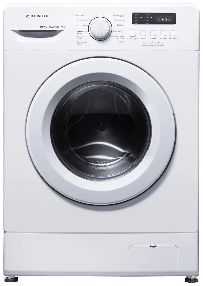 Стиральная машина MAUNFELD MFWM127WH051D 5