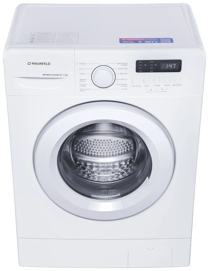 Стиральная машина MAUNFELD MFWM127WH051D 6