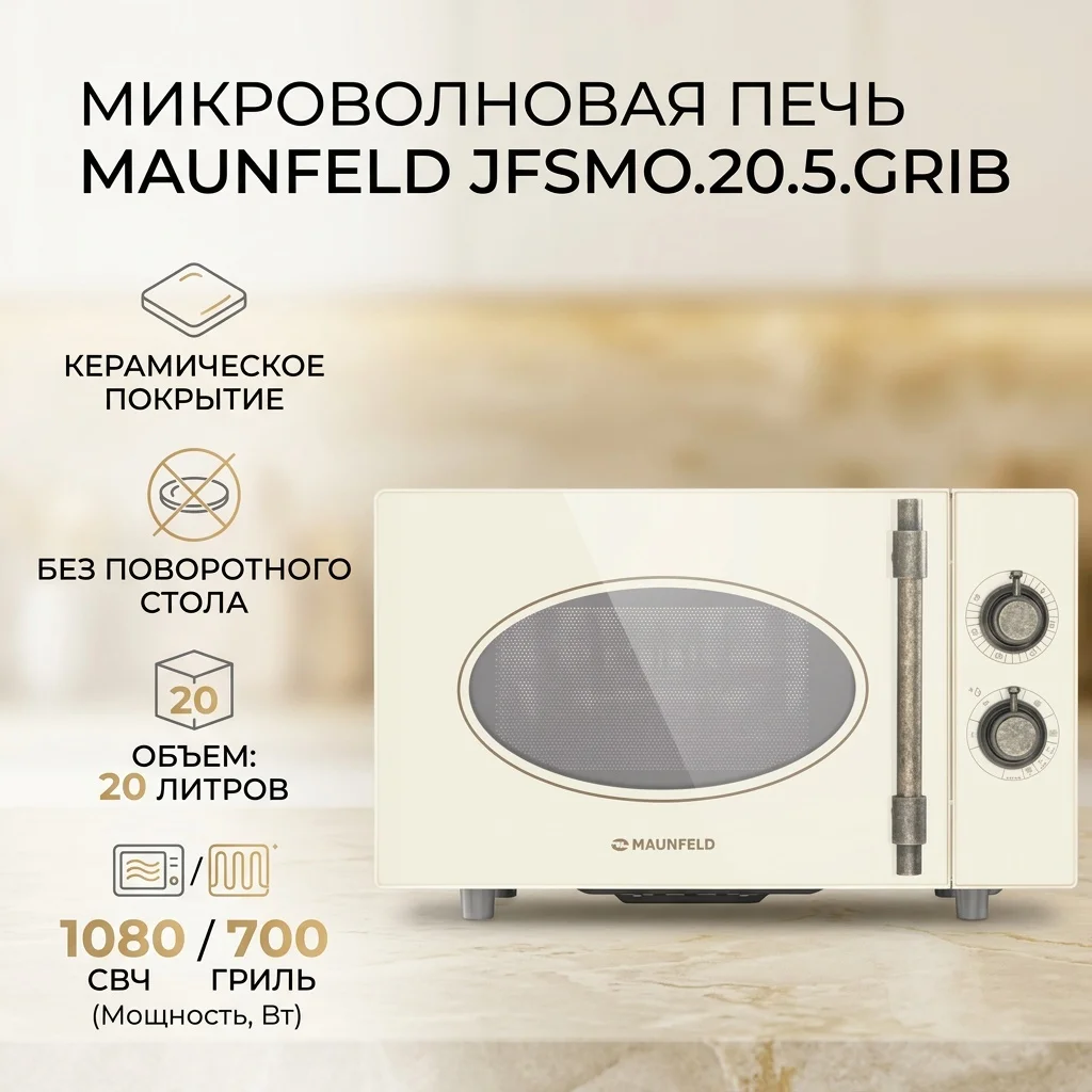 Микроволновая печь MAUNFELD JFSMO.20.5.GRIB 8