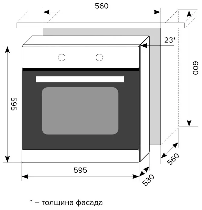 LEX EDP 093 WH NEW духовой шкаф 3