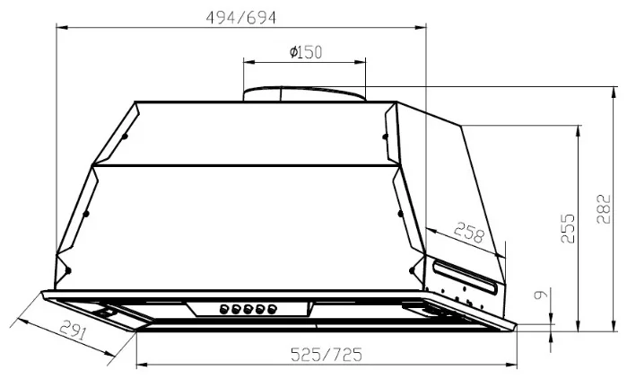 LEX GS BLOC P 900 WHITE воздухоочиститель 5