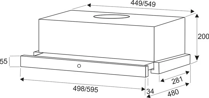 Вытяжка кухонная EXITEQ EX-1136, , шт 10