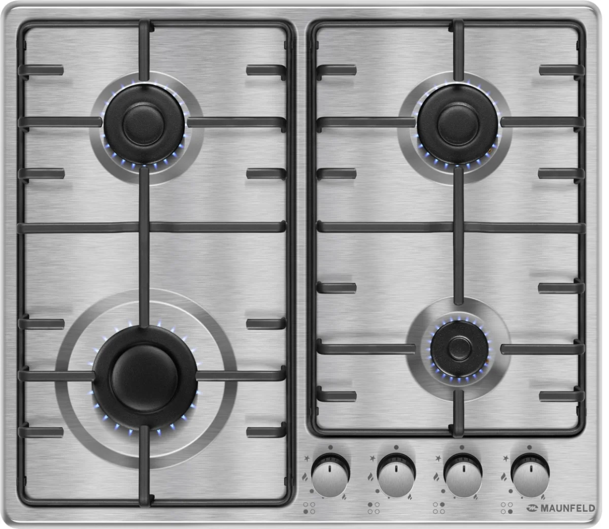 Газовая варочная панель MAUNFELD EGHS.64.3STS-ES/G 4