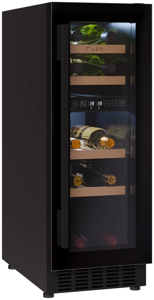LEX LWD3017BL dual zone винный холодильный шкаф 2