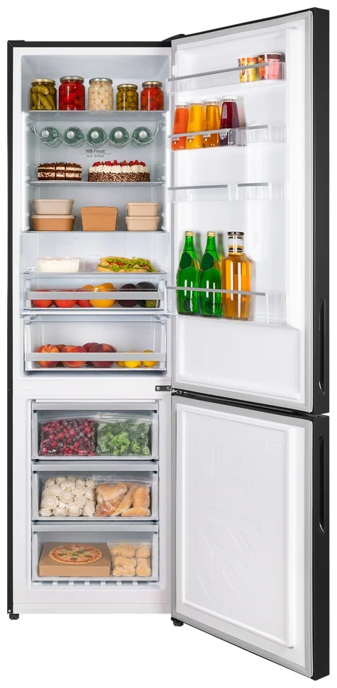 Холодильник MAUNFELD MFF200NFB Matt Inverter 5