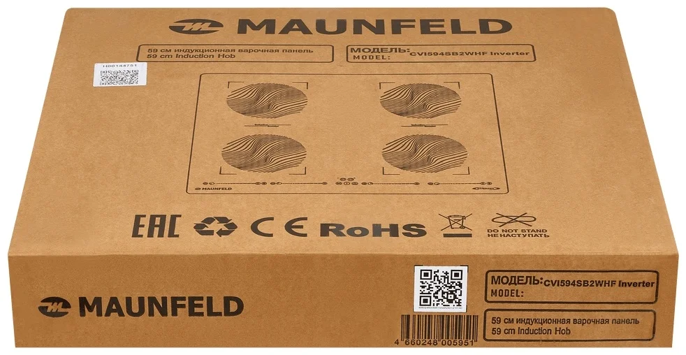 Индукционная варочная панель MAUNFELD CVI594SB2WHF Inverter 8