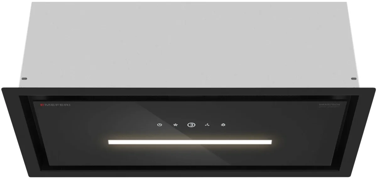 Вытяжка полновстраиваемая SMARTBOX60BK GLASS COMFORT