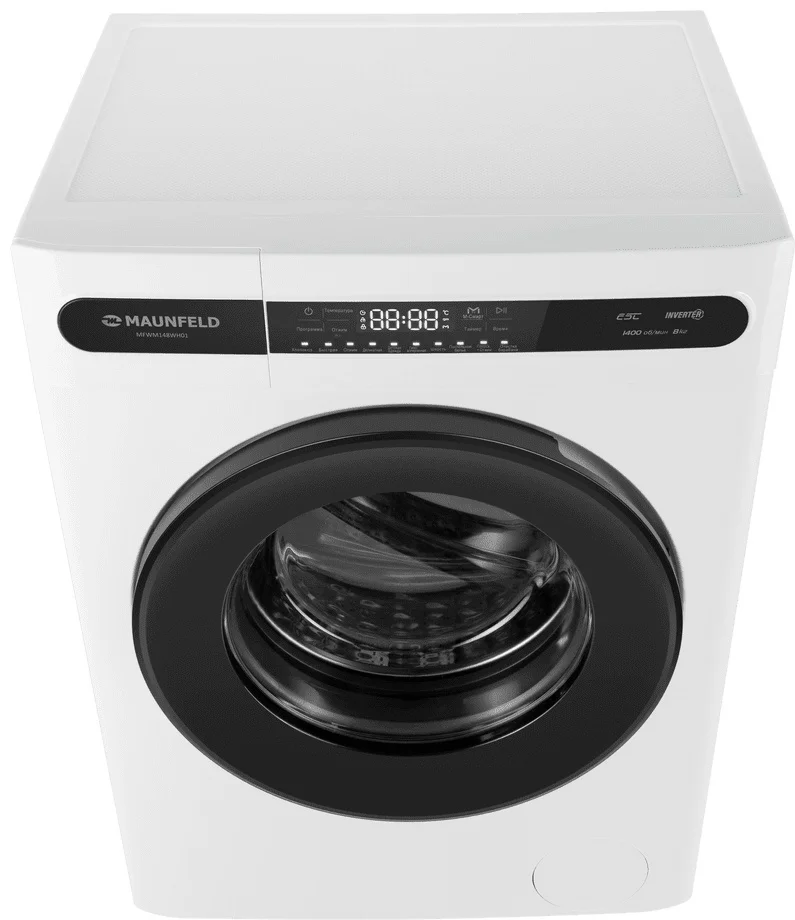 Стиральная машина c инвертором MAUNFELD MFWM148WH01 8
