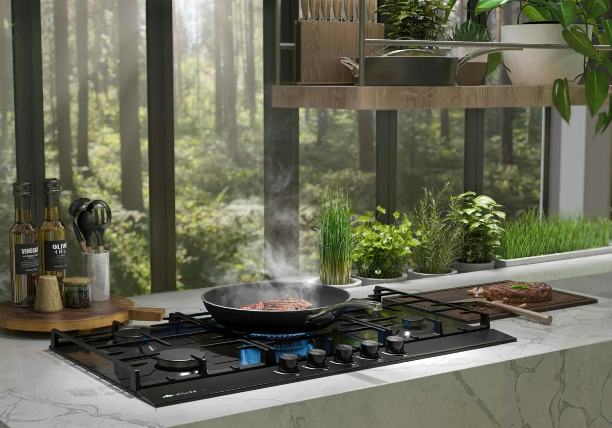 MILLEN MGH 901 BL газовая варочная панель 6