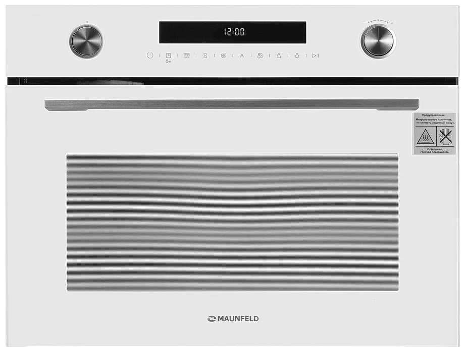 Компактный духовой шкаф с функцией свч maunfeld mcmo5015mfw 3