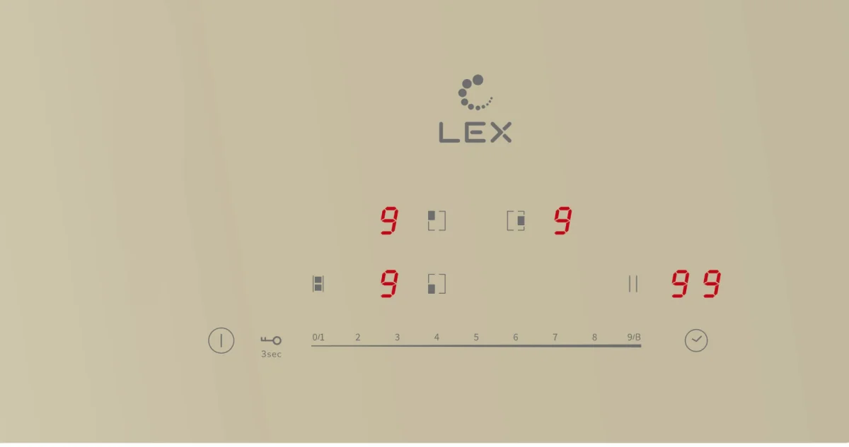 LEX EVI 431A IV панель стеклокерамическая индукционная 2