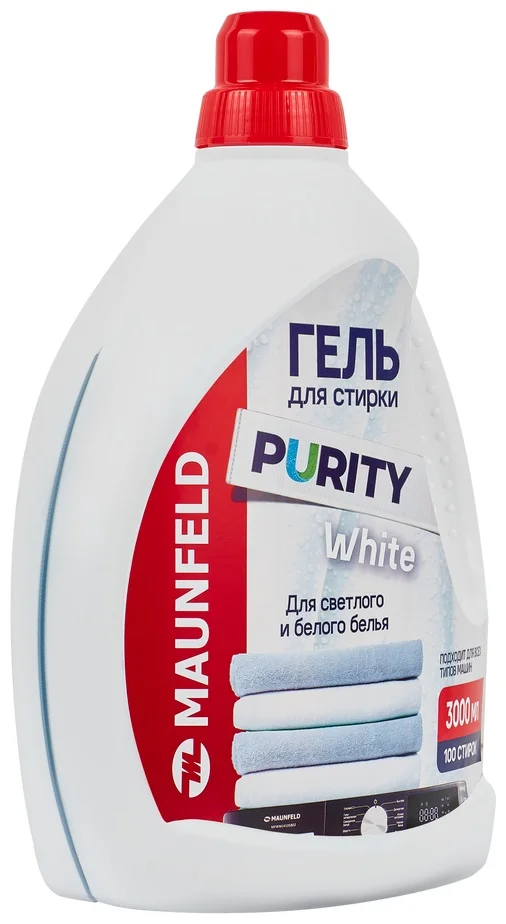 Гель для стирки Maunfeld Purity White 3000мл MWL3000PW 3