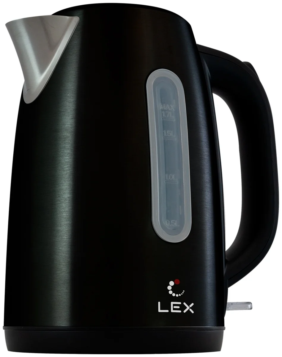 LEX LX-30017-2, чайник электрический (черный)